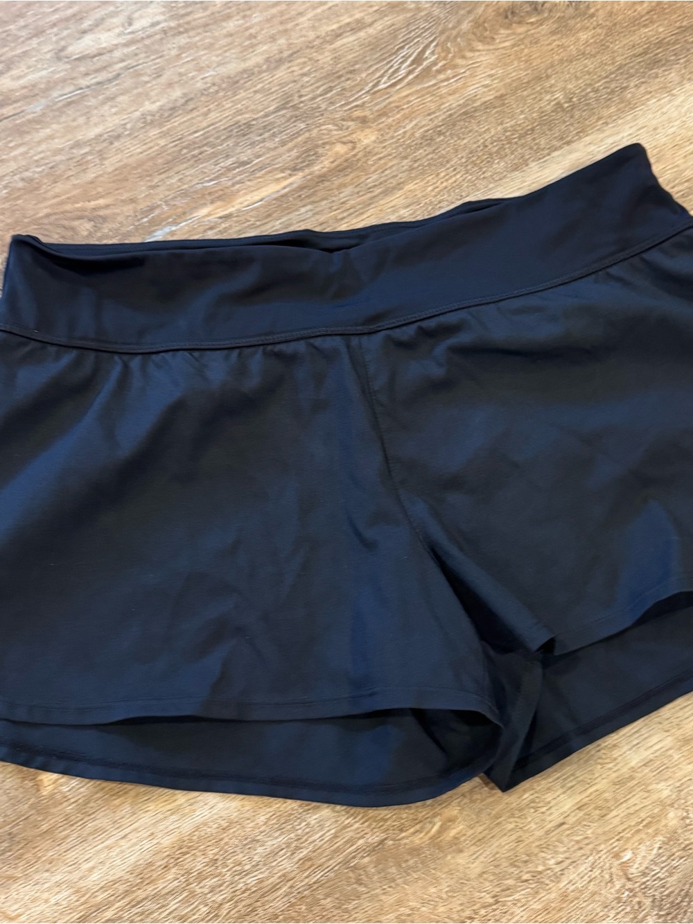 Nike Black Women's Athletic Shorts (Swim shorts) with Wide Waistband